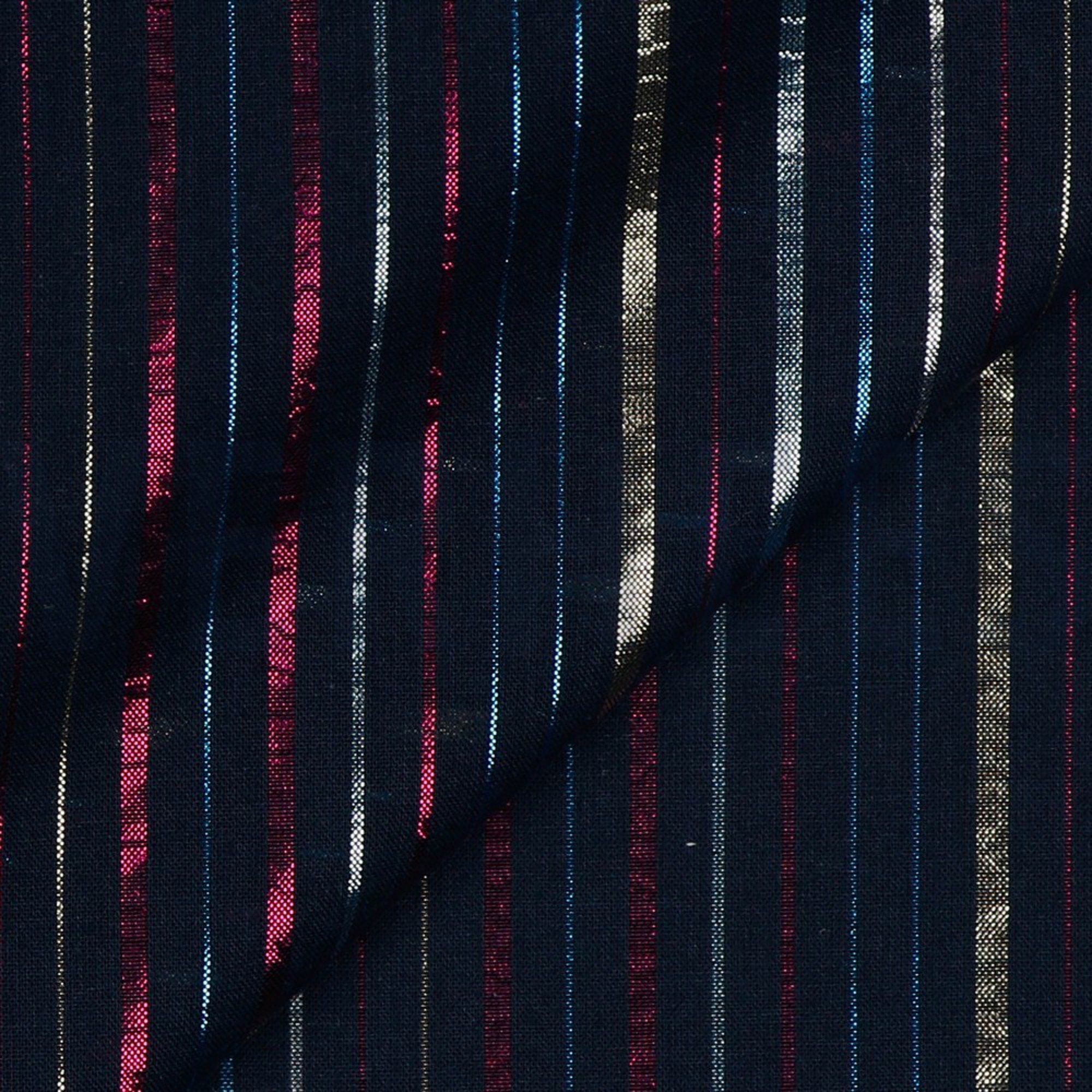 COTTON LUREX STRIPE NAVY (high resolution) #3