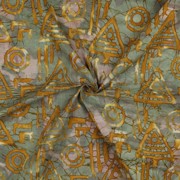 HANDCRAFTED BATIK COTTON OCHRE (thumbnail) #3