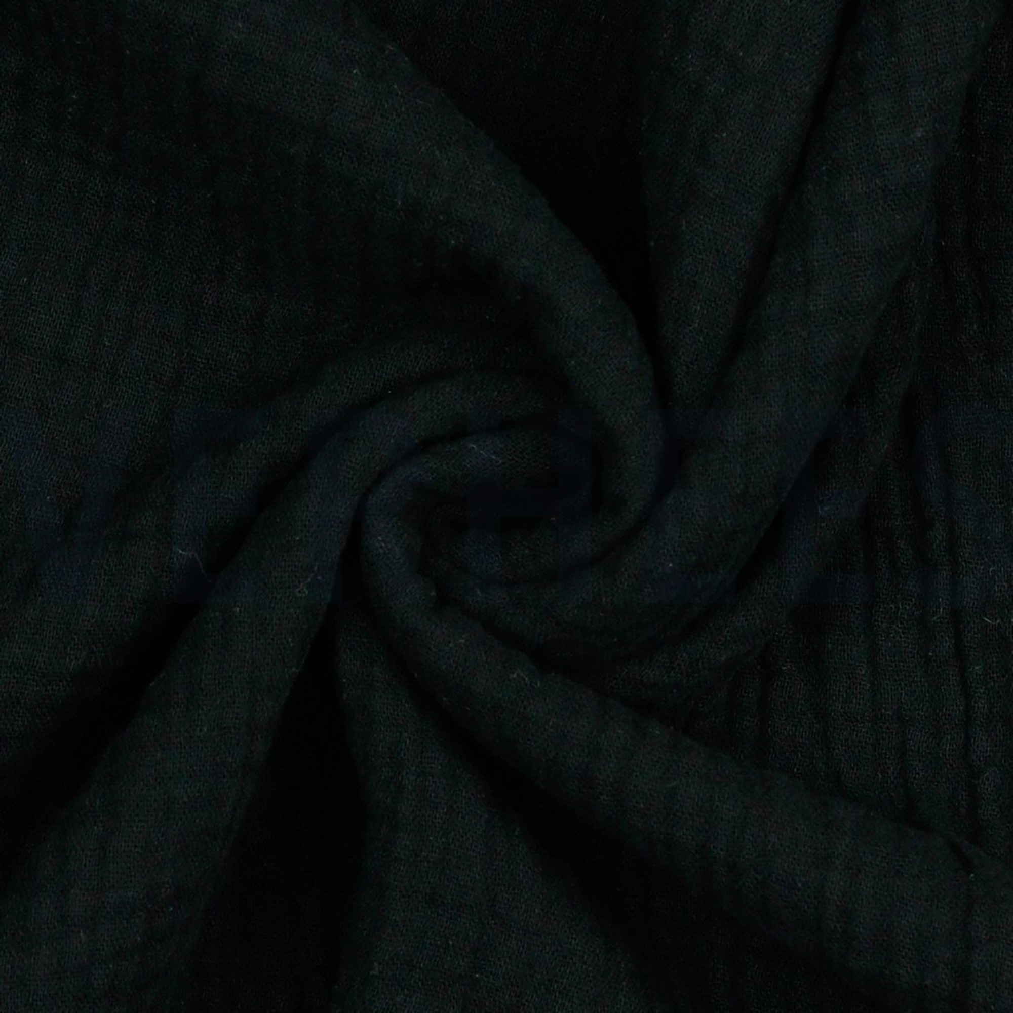 DOUBLE GAUZE GOTS BLACK (high resolution) #3