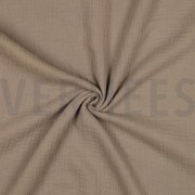 DOUBLE GAUZE GOTS TAUPE (thumbnail) #3