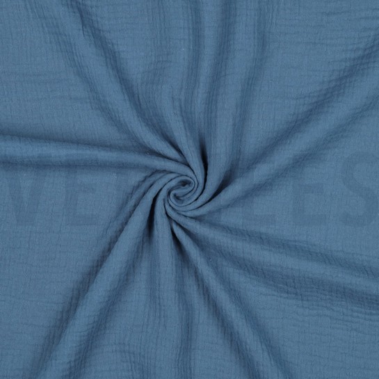 MUSSELIN GOTS INDIGO #7