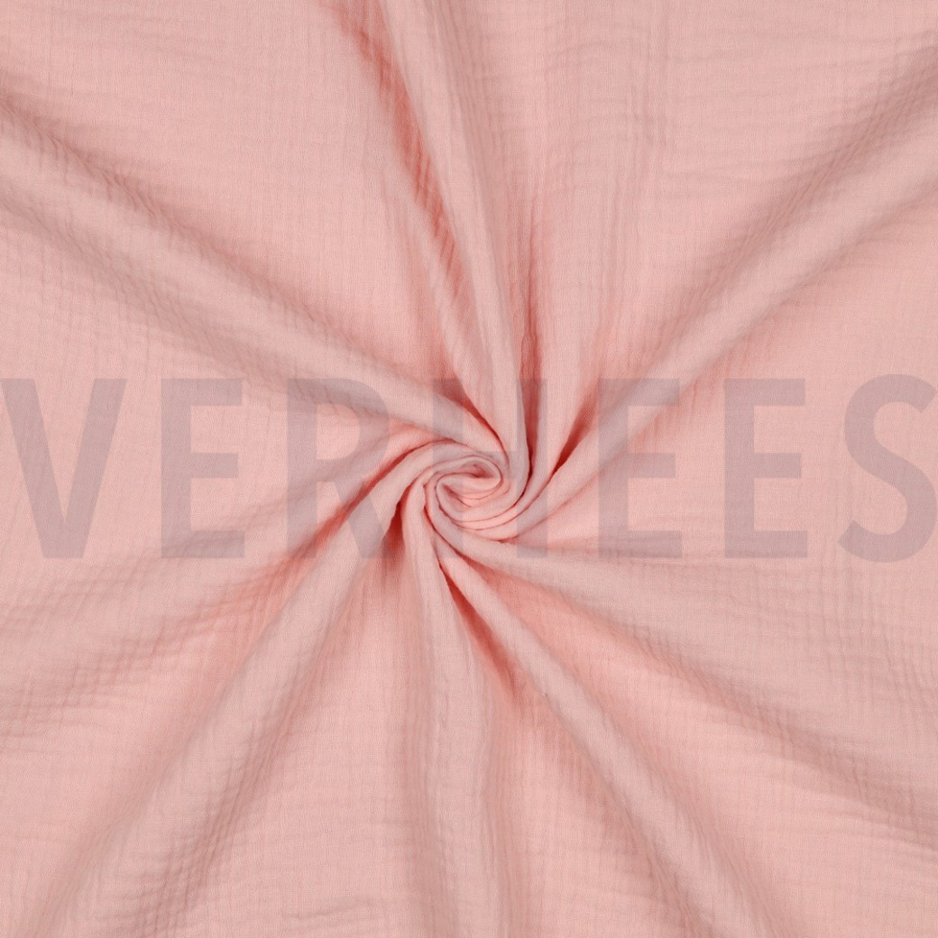 DOUBLE GAUZE GOTS LIGHT ROSE #3