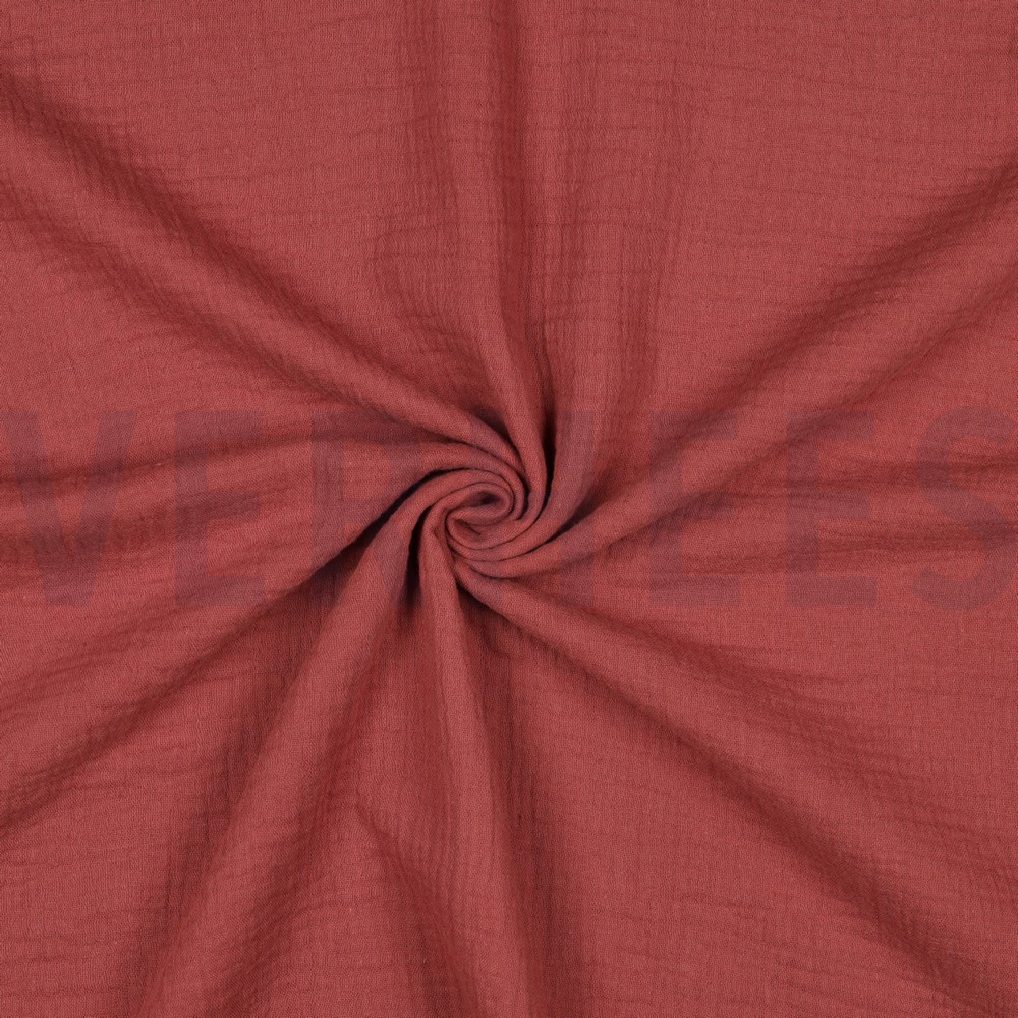 DOUBLE GAUZE GOTS ROUGE (high resolution) #3
