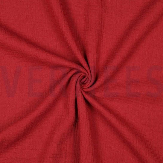 MUSSELIN GOTS BORDEAUXROT #7