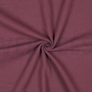 DOUBLE GAUZE GOTS AUBERGINE (thumbnail) #3
