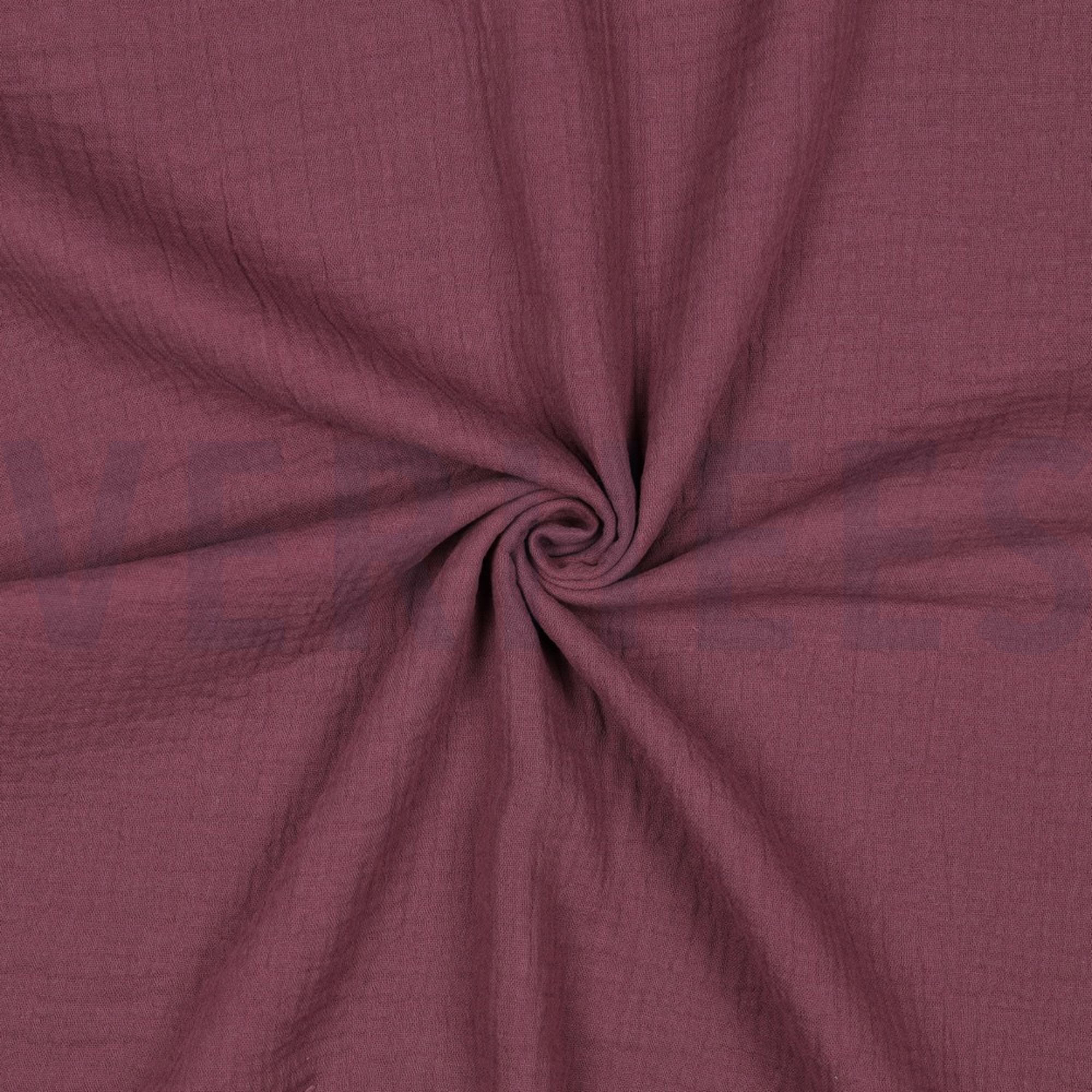 DOUBLE GAUZE GOTS AUBERGINE (high resolution) #3