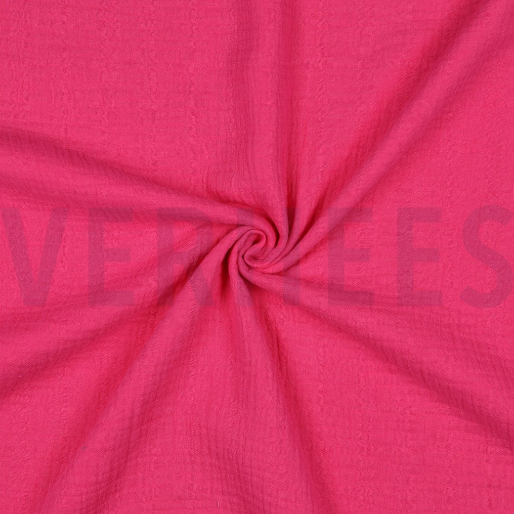 DOUBLE GAUZE GOTS FUCHSIA #3