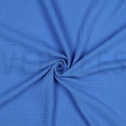 DOUBLE GAUZE GOTS ROYAL BLUE (thumbnail) #3