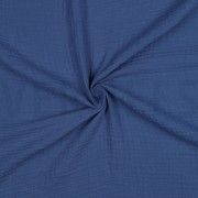 DOUBLE GAUZE GOTS MIDNIGHT BLUE (thumbnail) #3