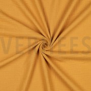 DOUBLE GAUZE GOTS DARK OCHRE (thumbnail) #3