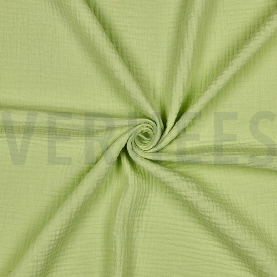 DOUBLE GAUZE GOTS SOFT GREEN #7