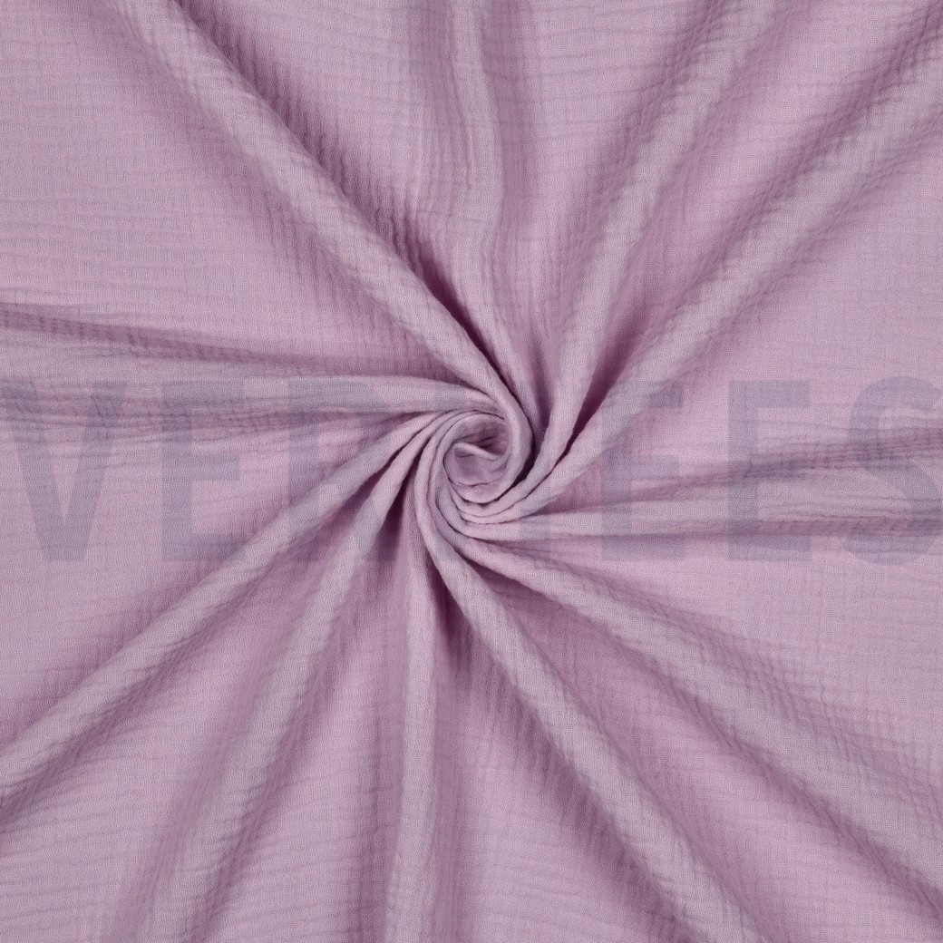 DOUBLE GAUZE GOTS LIGHT LILAC #3