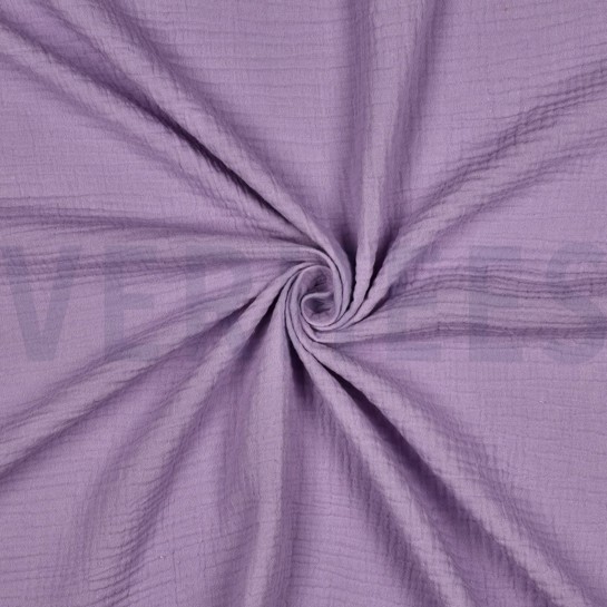 DOUBLE GAUZE GOTS DARK LILAC #7