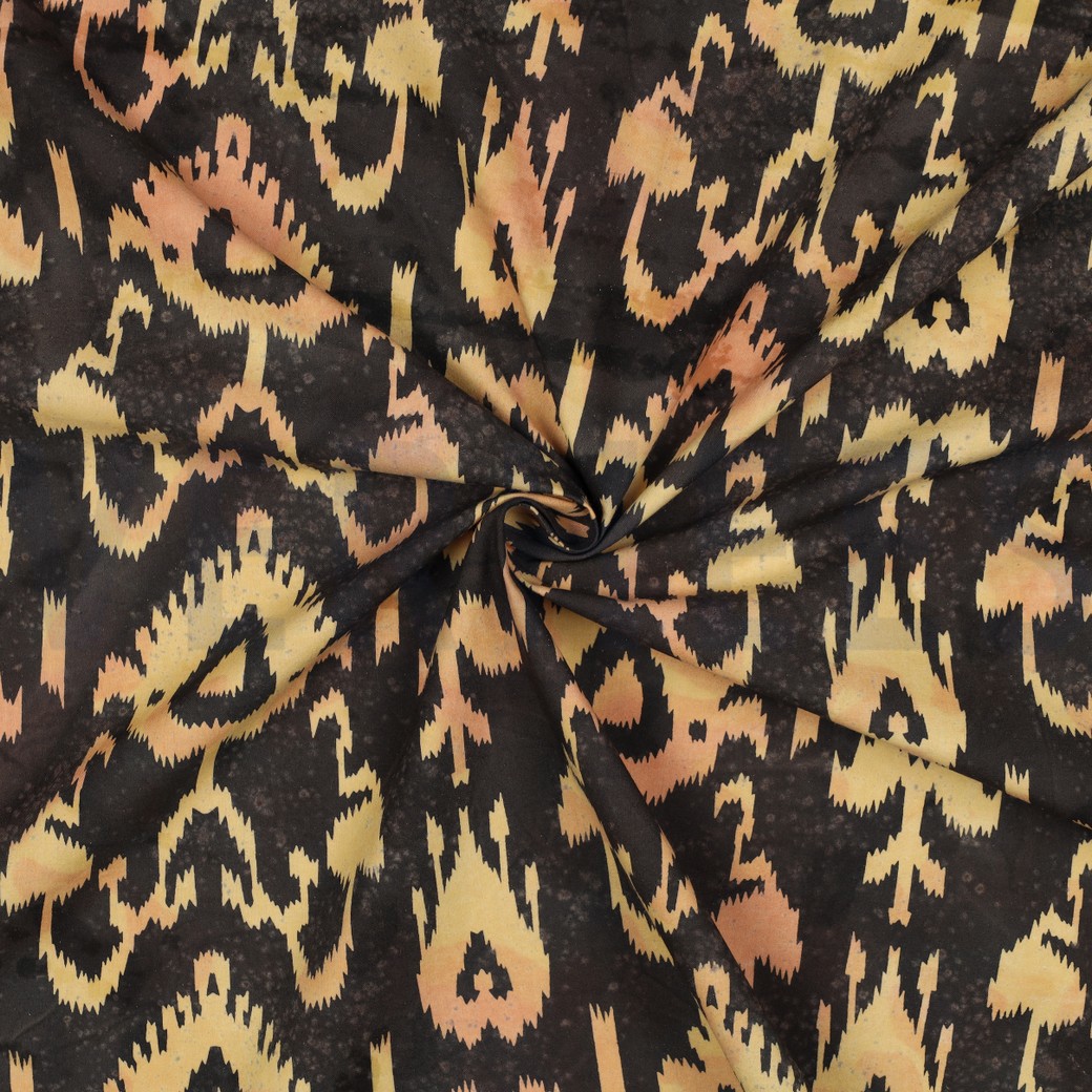 HANDCRAFTED BATIK COTTON BROWN #3