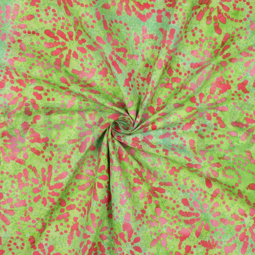 HANDCRAFTED BATIK COTTON LIME #3