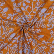 HANDCRAFTED BATIK COTTON ORANGE (thumbnail) #3