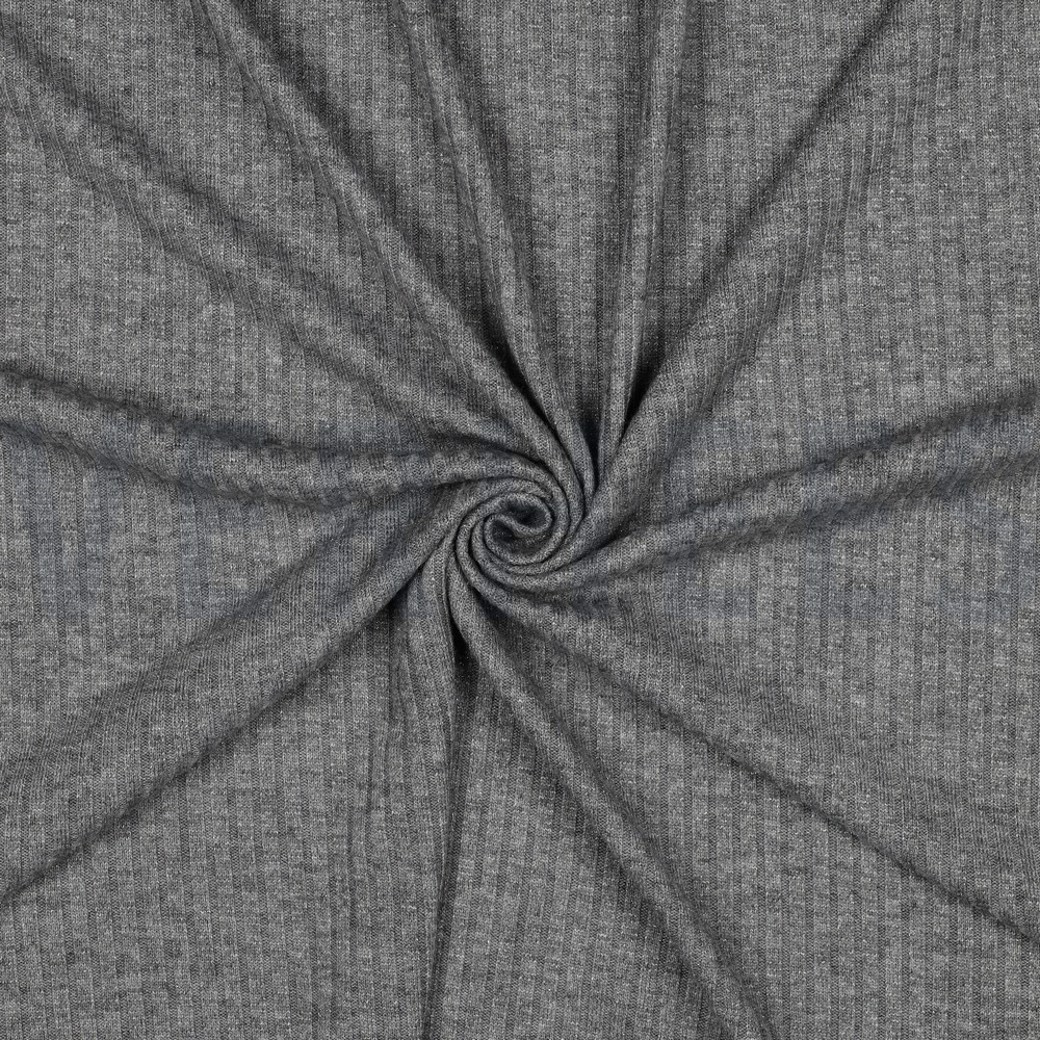 KNITTED LUREX GREY SILVER LUREX #3
