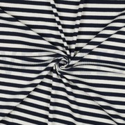 RIB YARN DYED STRIPE NAVY/ECRU (thumbnail) #3