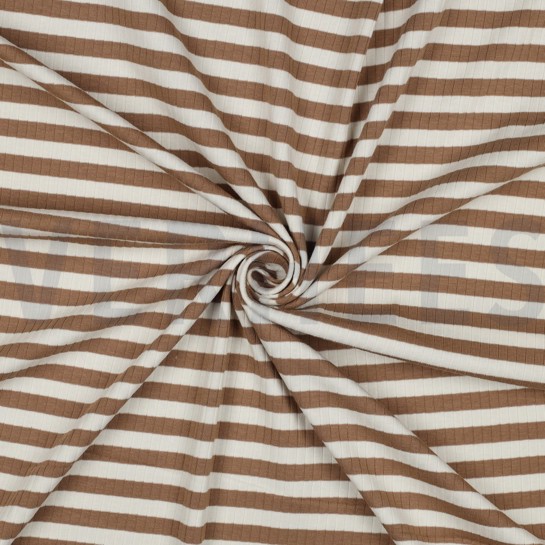 RIPPEN GARNGEFÄRBT STREIFEN ZIMT #7