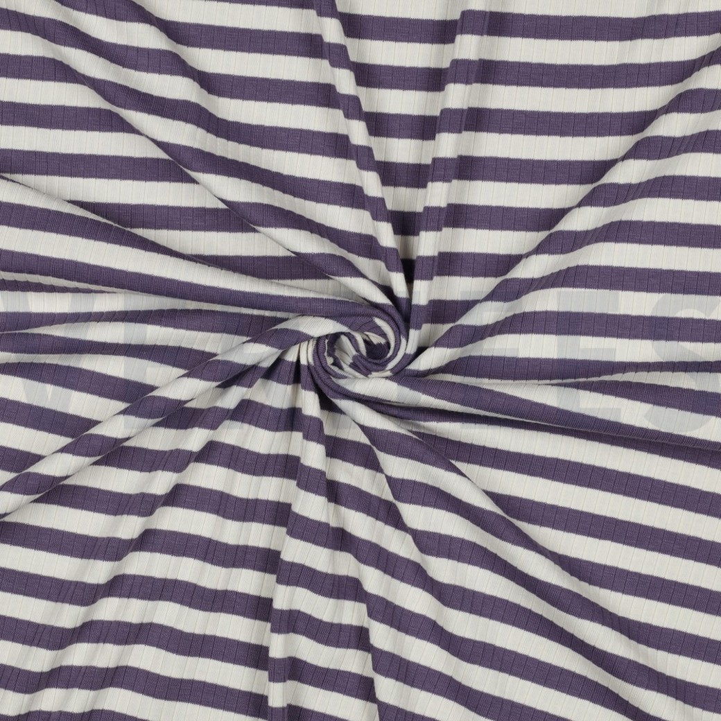 RIB YARN DYED STRIPE GRAPE #3