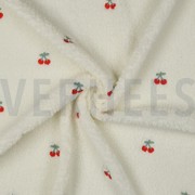 TEDDY EMBROIDERY CHERRIES ECRU (thumbnail) #3