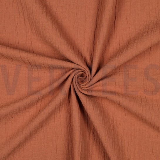 DOUBLE GAUZE SLUB BRICK #7