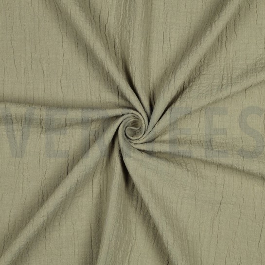 DOUBLE GAUZE SLUB OLIVE #7
