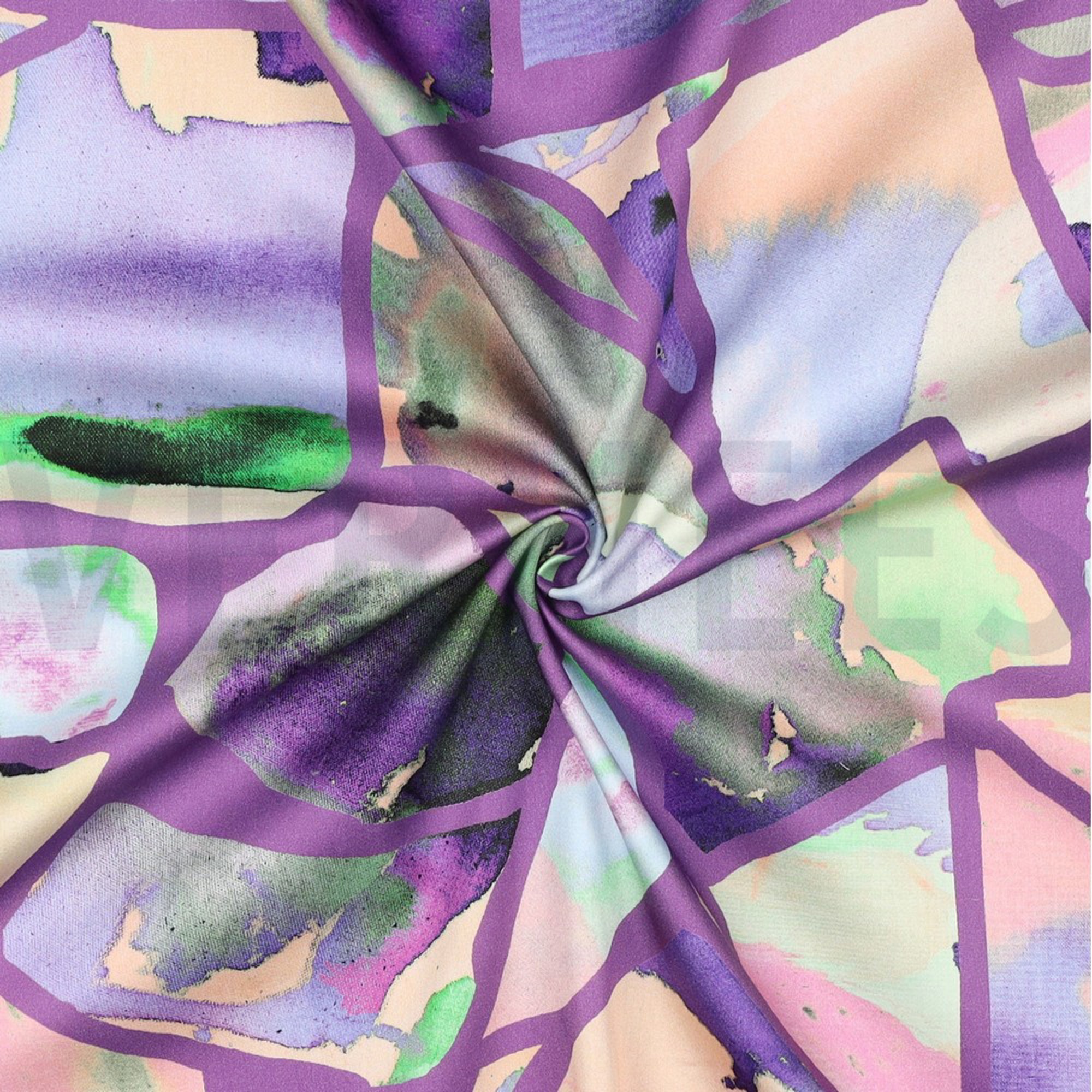 COTTON SATIN DIGITAL RESONATE NEON NERIDA HANSEN PURPLE (high resolution) #3