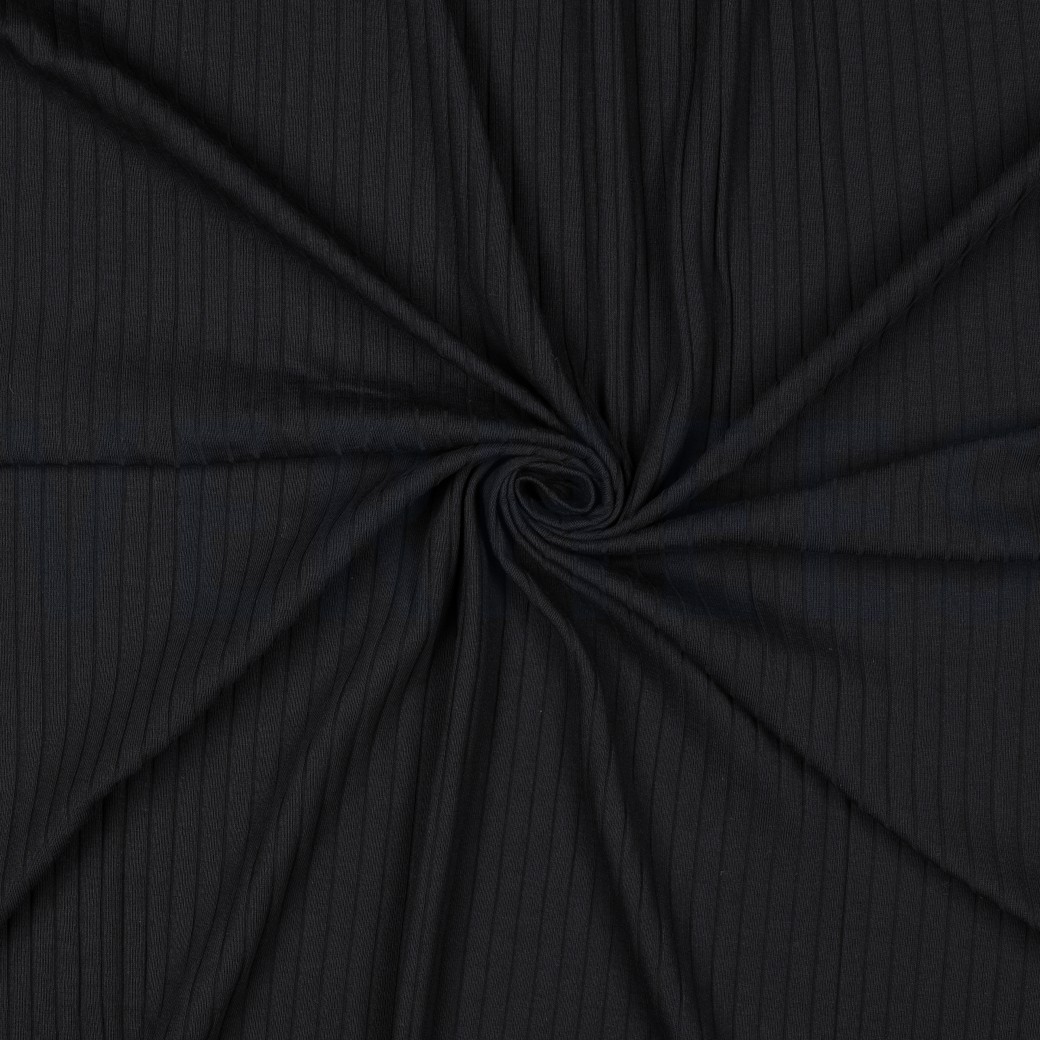 RIB JERSEY BIG BLACK #3