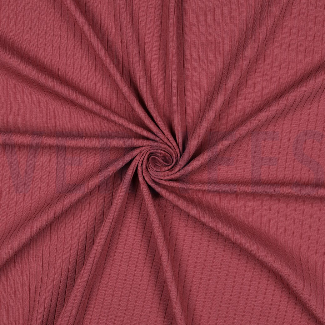 RIB JERSEY BIG DARK BLUSH #3
