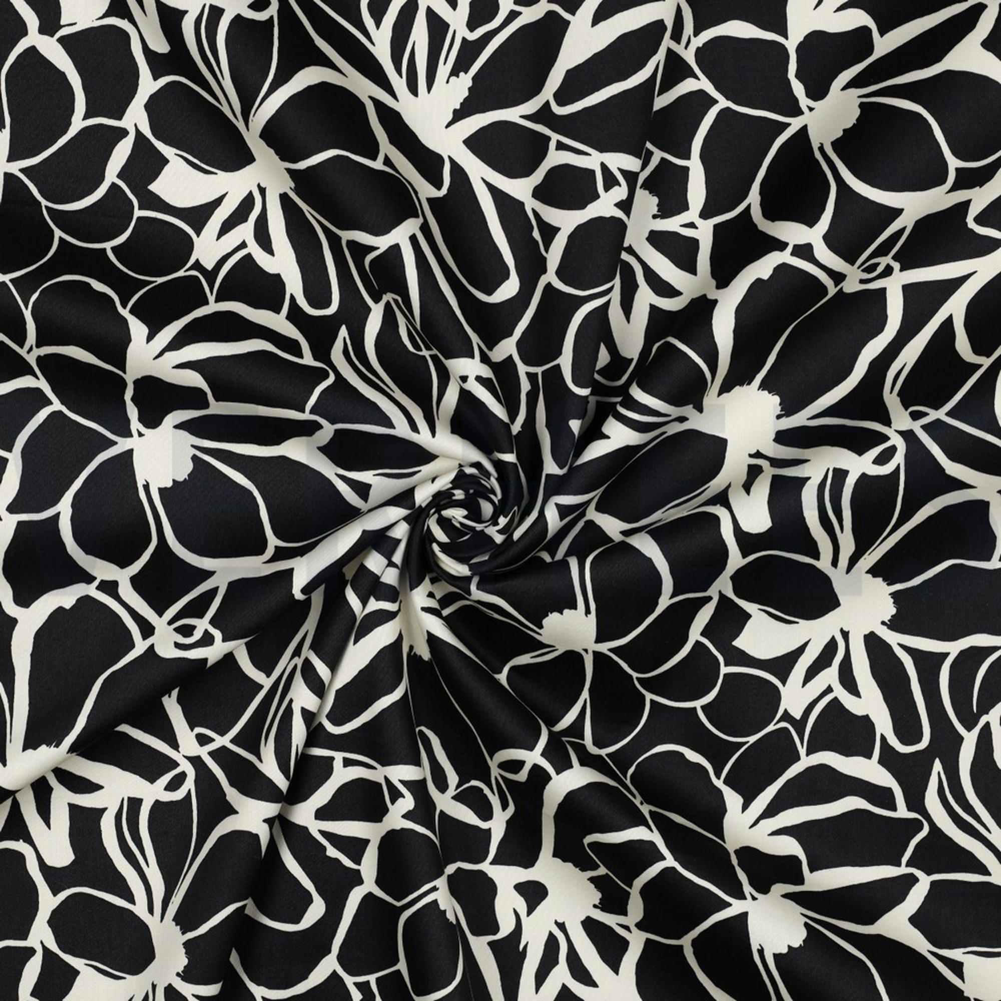 COTTON SATIN MAGNOLIA NERIDA HANSEN BLACK (high resolution) #3