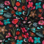 FINE POPLIN DIGITAL MEADOW FLOWER NERIDA HANSEN JET BLACK (thumbnail) #3