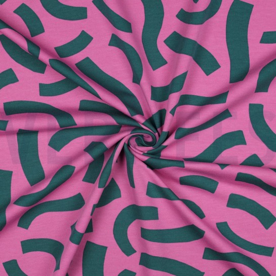 FRENCH TERRY VERSPIELT NERIDA HANSEN ROSA #7