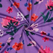 FRENCH TERRY DIGITAL COLETTE NERIDA HANSEN LAVENDER (thumbnail) #3