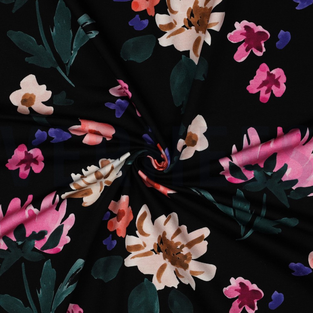 FRENCH TERRY DIGITAL COLETTE NERIDA HANSEN BLACK #3