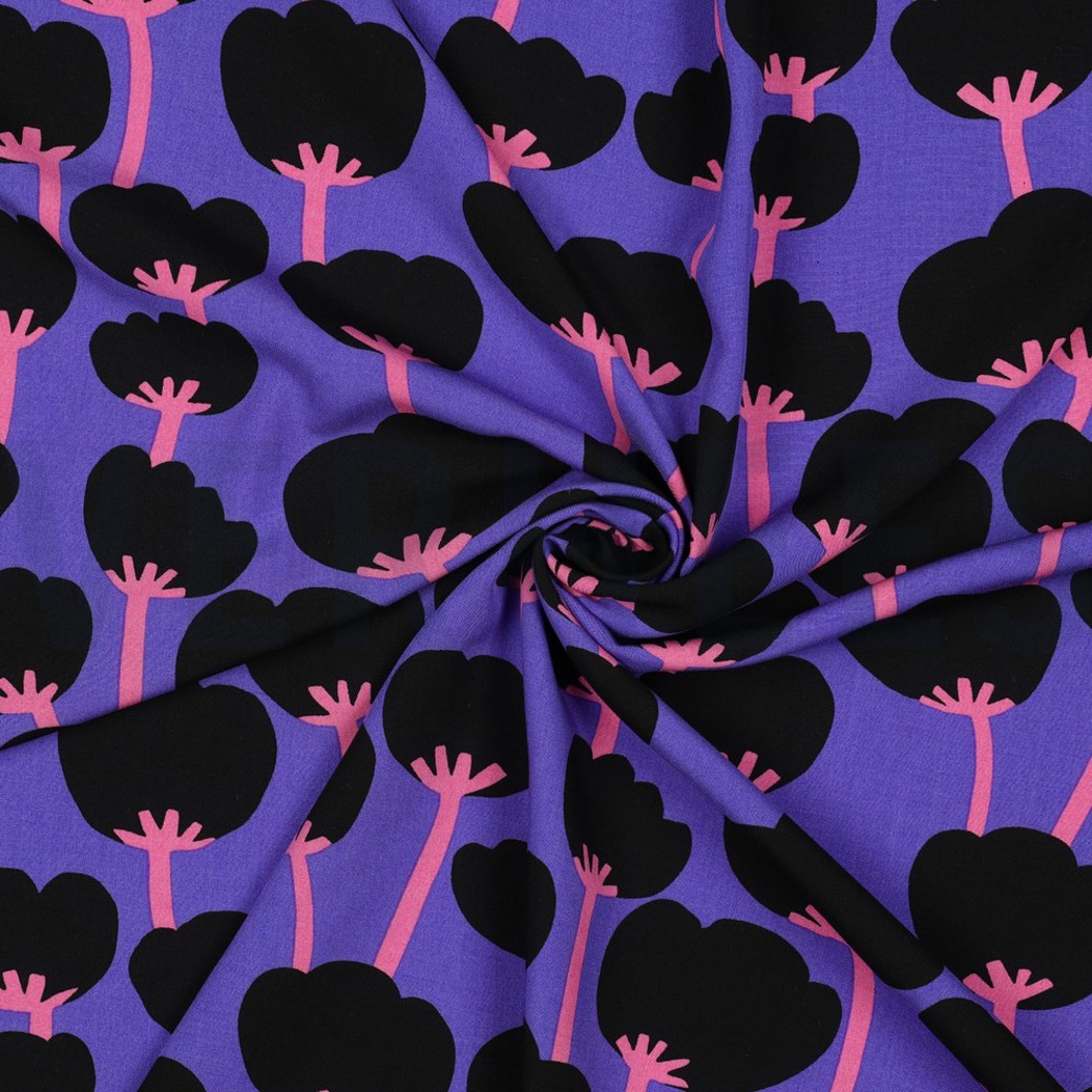 LENZING ECOVERO POPPIES NERIDA HANSEN PURPLE #3