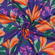 ROSELLA STRETCH SPRING GARDEN NERIDA HANSEN ROYAL BLUE / APRICOT (thumbnail) #3