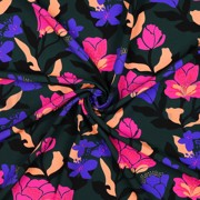LENZING ECOVERO AMIRA FLORAL NERIDA HANSEN DARK GREEN (thumbnail) #3