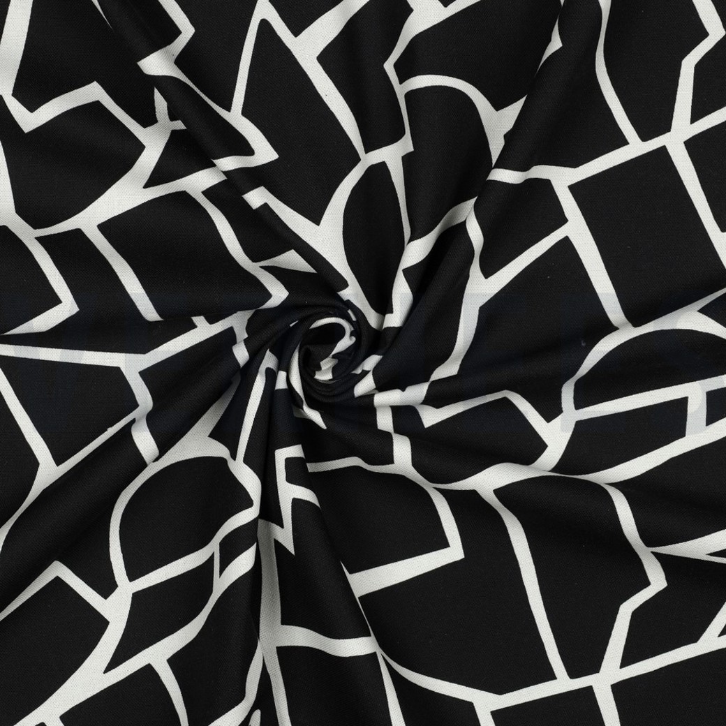 CANVAS ABSTRACT BLACK & WHITE #3