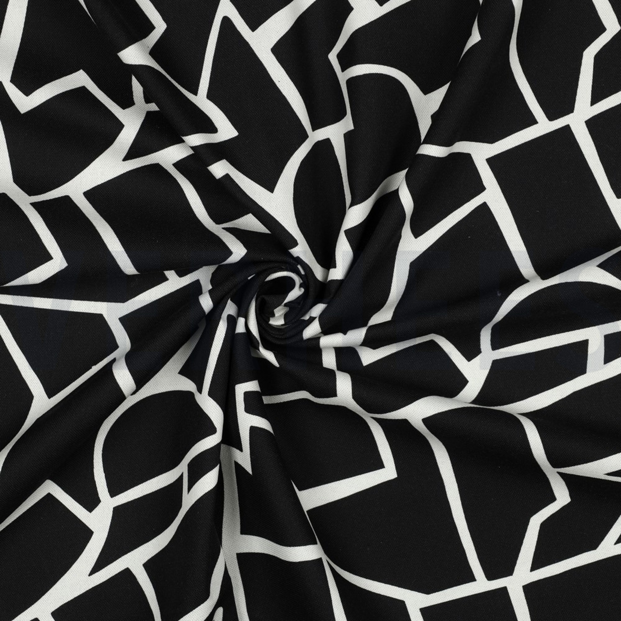 CANVAS ABSTRACT BLACK & WHITE (high resolution) #3