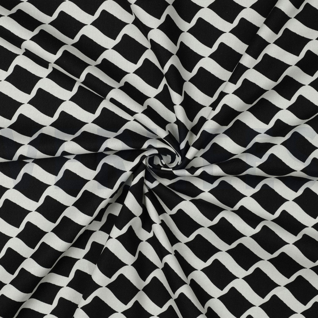CANVAS ABSTRACT BLACK & WHITE #3