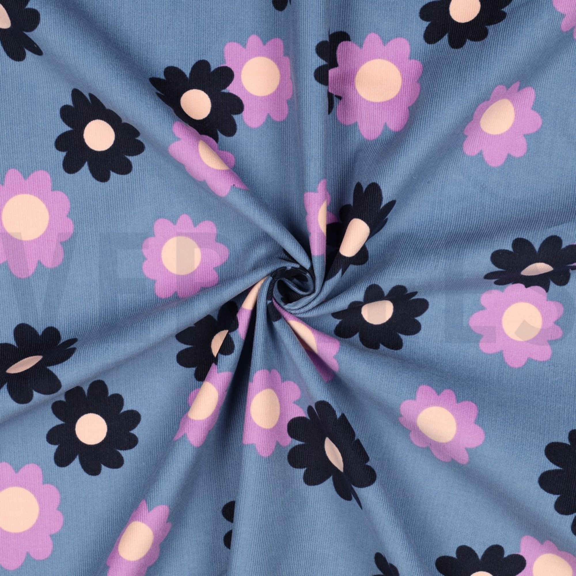 BABYCORD FLOWERS JEANS (high resolution) #3