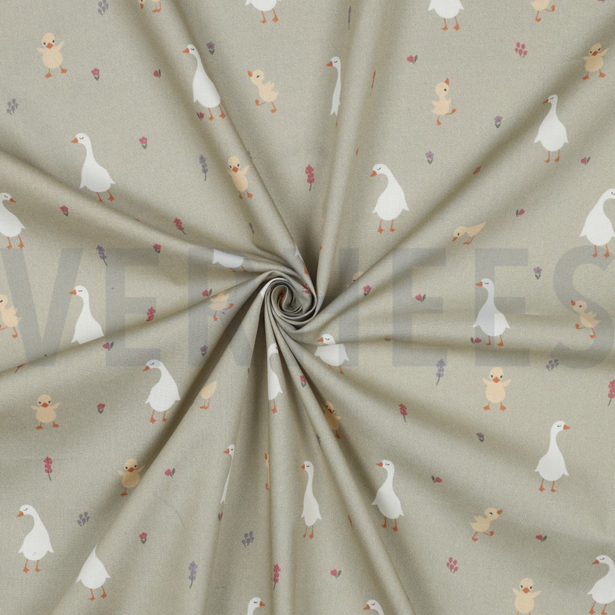 FINE POPLIN GOTS LITTLE GOOSE SAGE (high resolution) #3