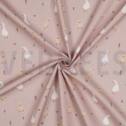 FINE POPLIN GOTS LITTLE GOOSE LIGHT PINK (thumbnail) #3