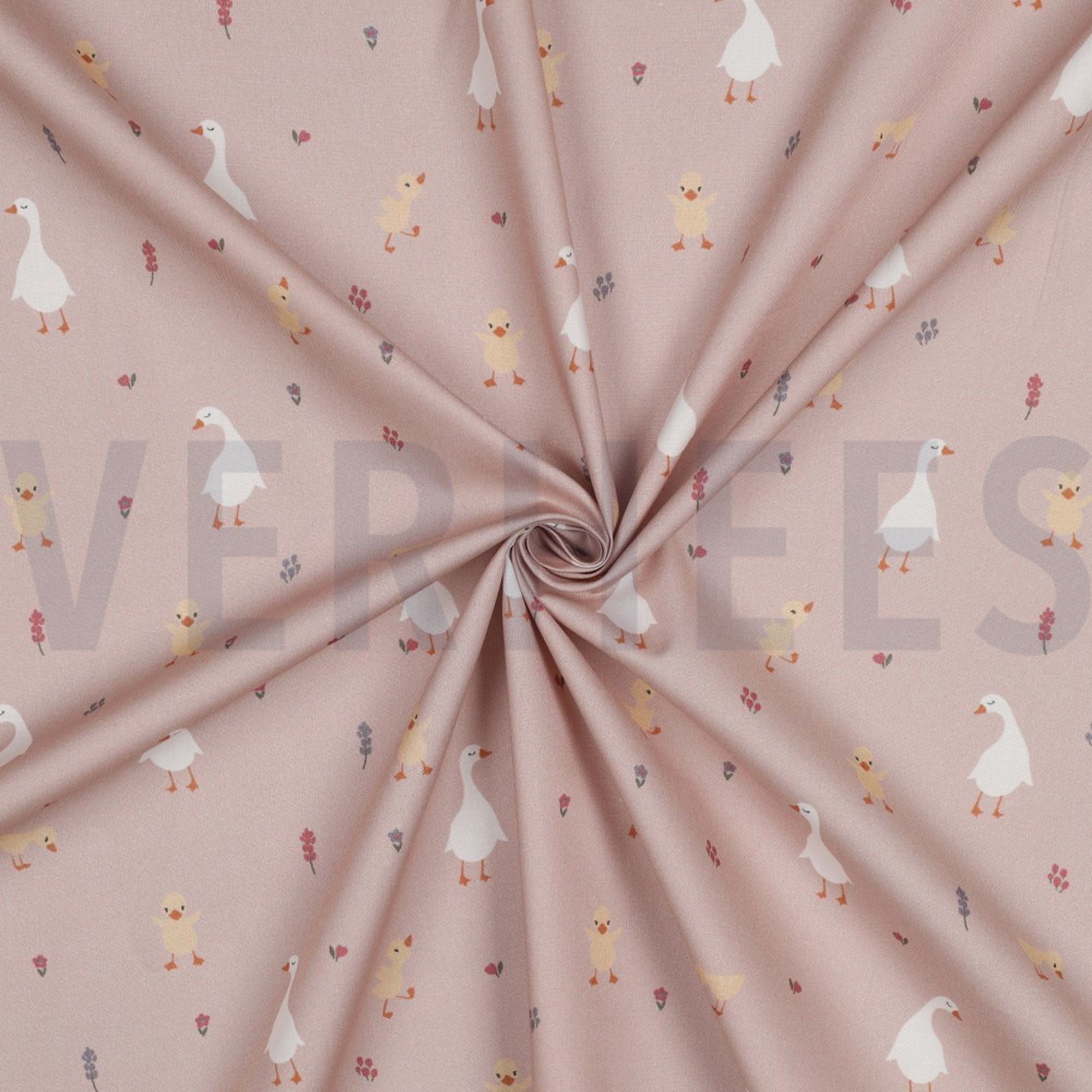 FINE POPLIN GOTS LITTLE GOOSE LIGHT PINK (high resolution) #3