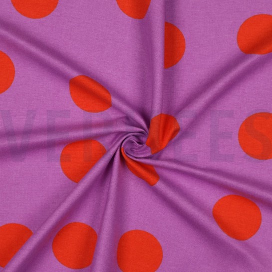 FLANNEL DOTS LAVENDER #7