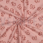 FLANNEL CATS OLD ROSE (thumbnail) #3