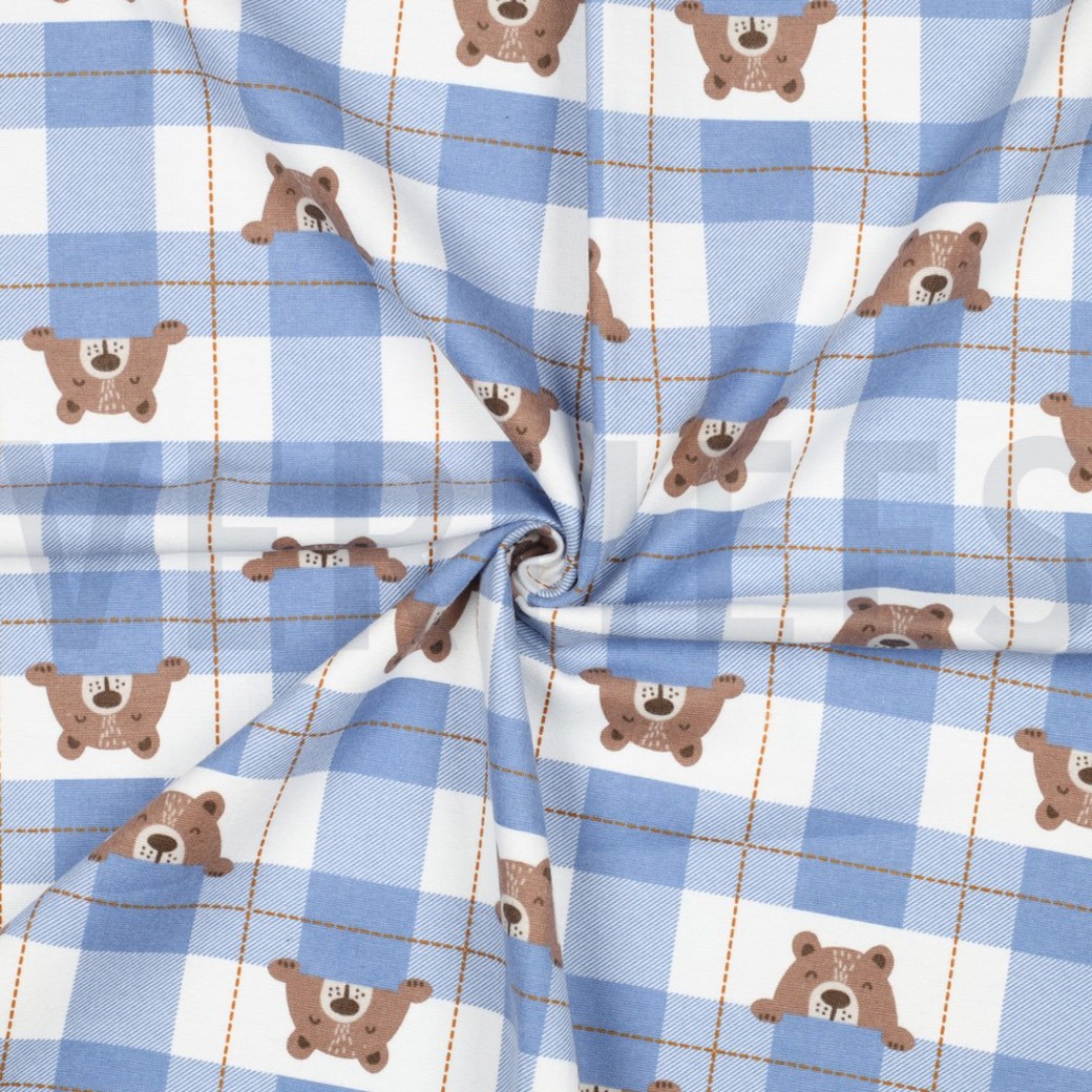 FLANNEL BEAR CHECK JEANS #3