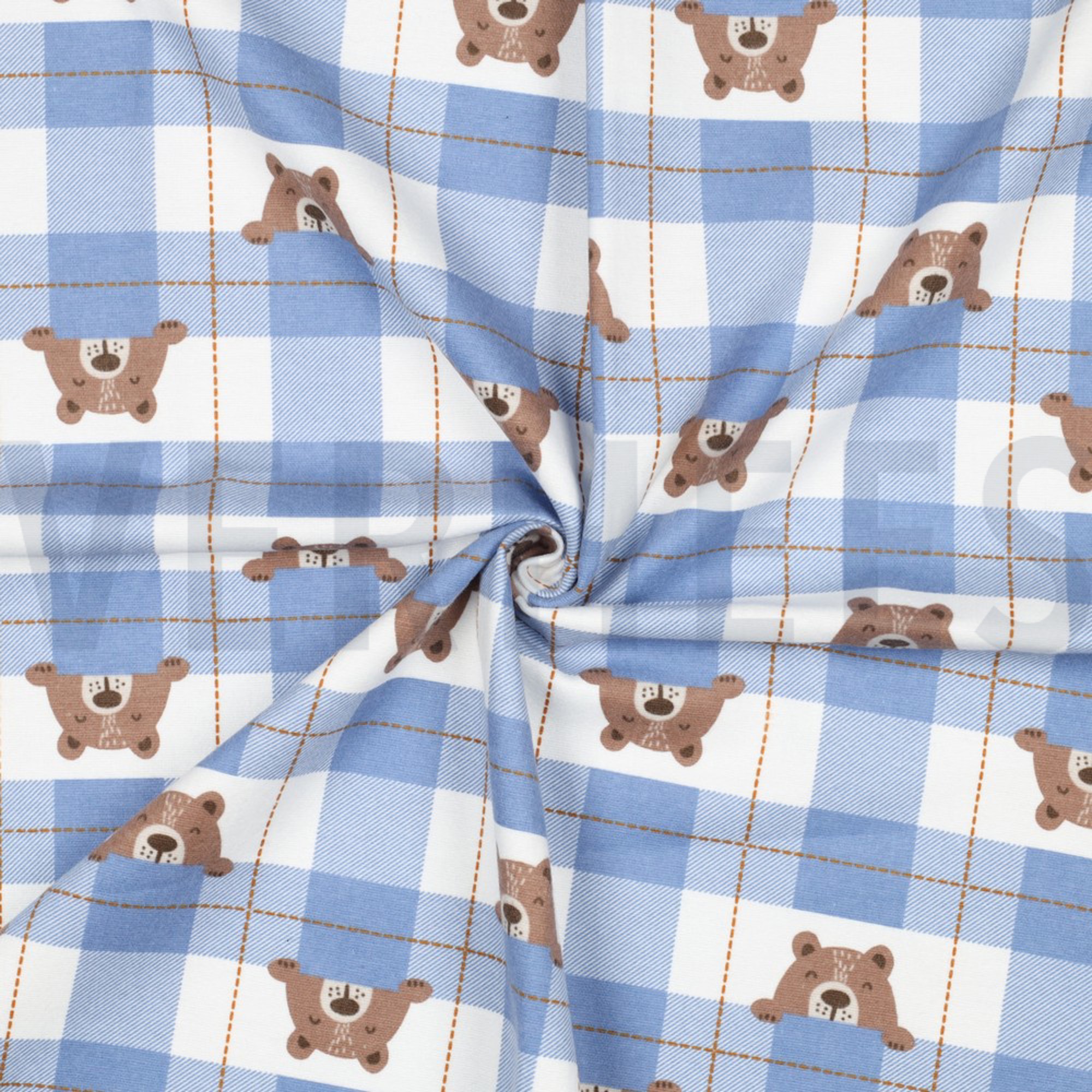 FLANNEL BEAR CHECK JEANS (high resolution) #3