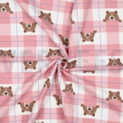 FLANNEL BEAR CHECK LIGHT PINK (thumbnail) #3